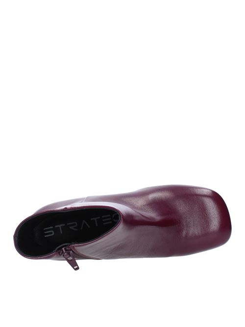 Leather ankle boots STRATEGIA | A5263VIOLA PRUGNA
